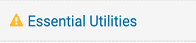 App essential utilities menu